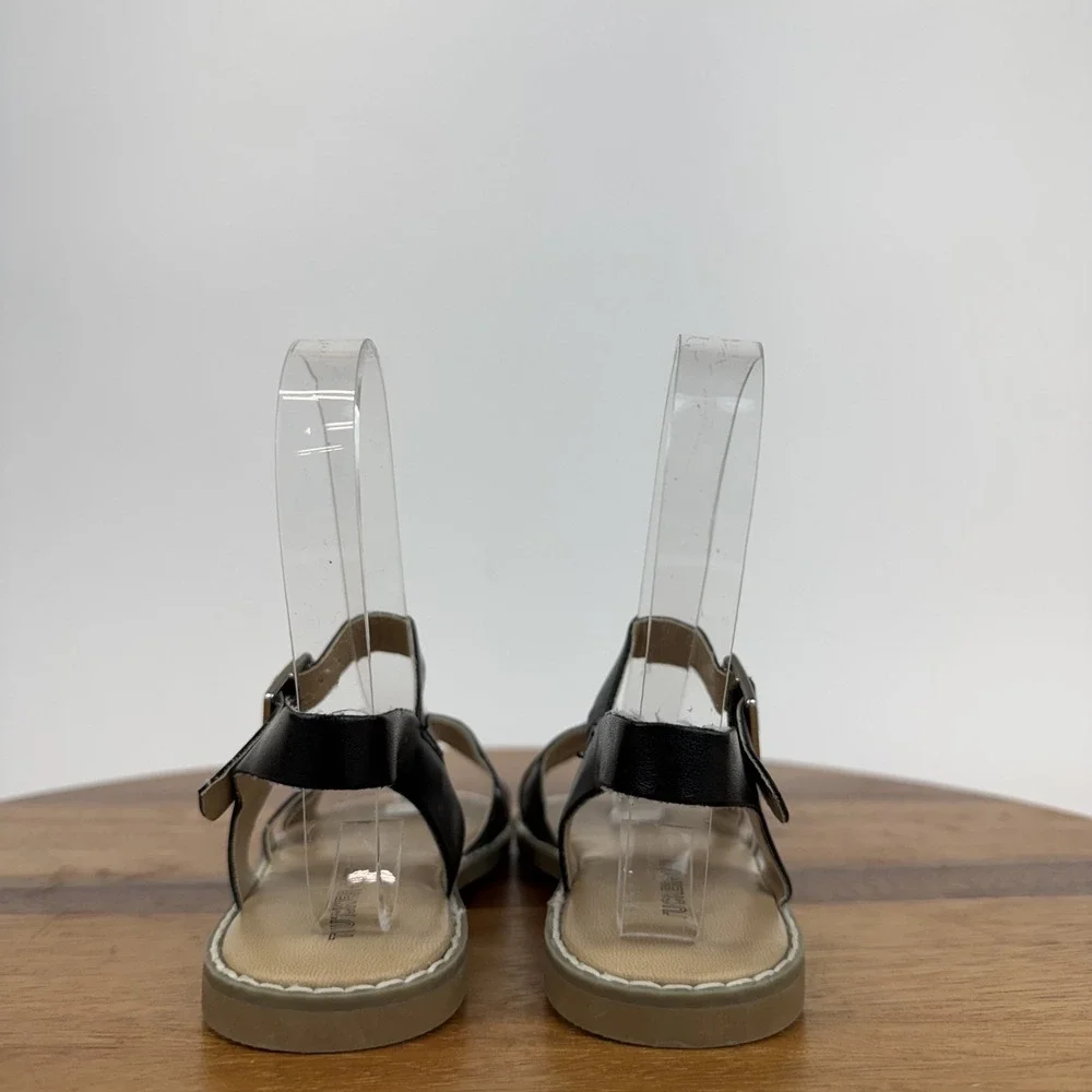 New Girls Little Kids Tucker + Tate Tarya Black Strappy  Sandals Size 11 C‎